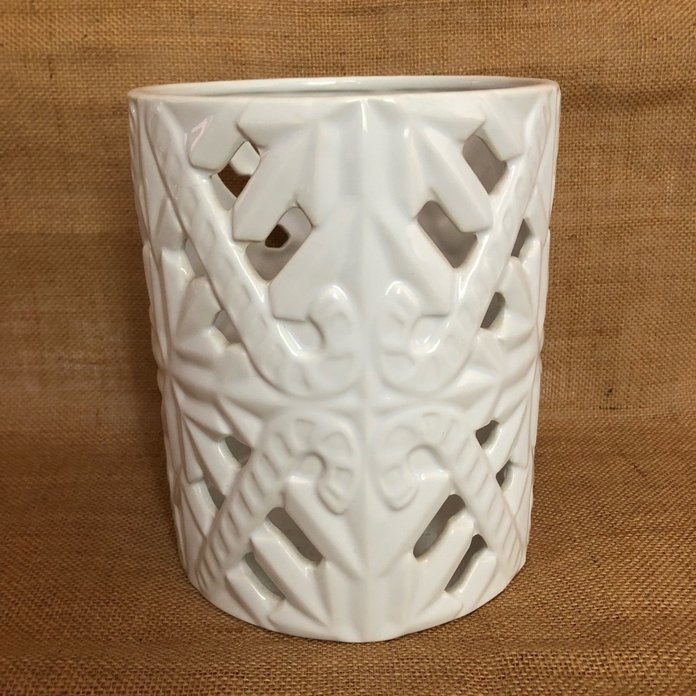 Ceramic Cut Out Design Vase